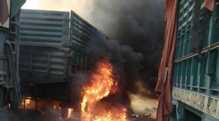 Ρωσικά αεροσκάφη κτύπησαν τουρκικά φορτηγά κομβόι