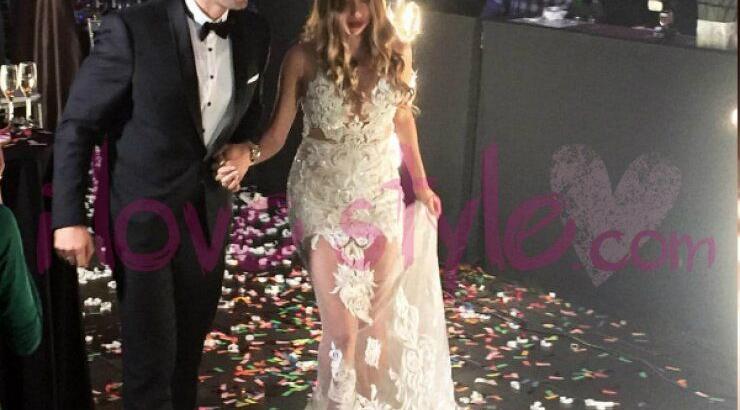 Κυριάκος Πελεκάνος – Τατιάνα Ησαΐα: Η είσοδος στο γαμήλιο πάρτι, η πολυώροφη τούρτα και η εντυπωσιακή διακόσμηση!