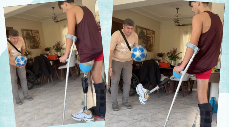 Σταύρος Φλώρος: Το συγκινητικό βίντεο με πρόσθετο πόδι - «Μου έχει λείψει να μπορώ να κάνω τα πιο απλά πράγματα»