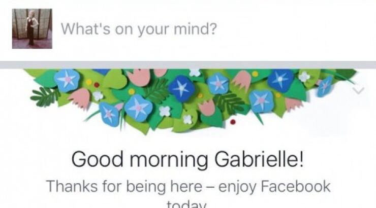 Το Facebook μάς καλημερίζει