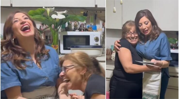 Χριστιάνα Αρτεμίου: Πήγε και παρέδωσε η ίδια δώρο σε τηλεθεάτρια [βίντεο]