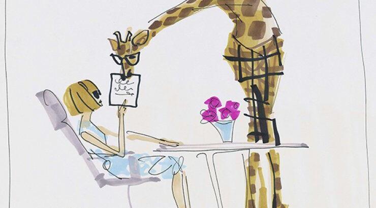Πως ο fashion illustrator Donald Robertson ζωγράφισε την Anna Wintour… και όχι μόνο [Εικόνες]
