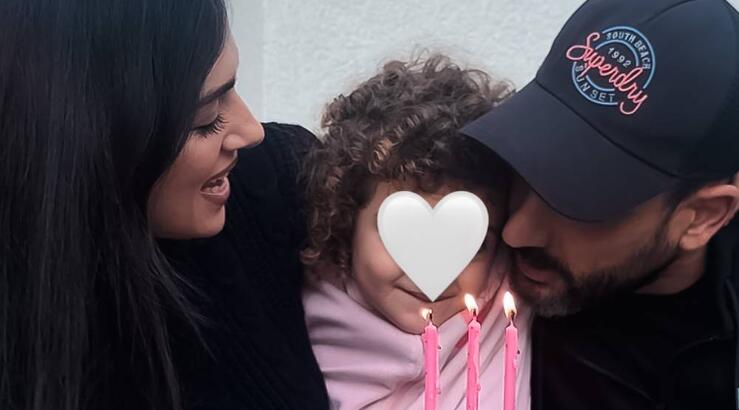 Κυριάκου - Μερκής: Γιόρτασαν τα τρίτα γενέθλια της κόρης τους, Μαρίλιας [εικόνες]