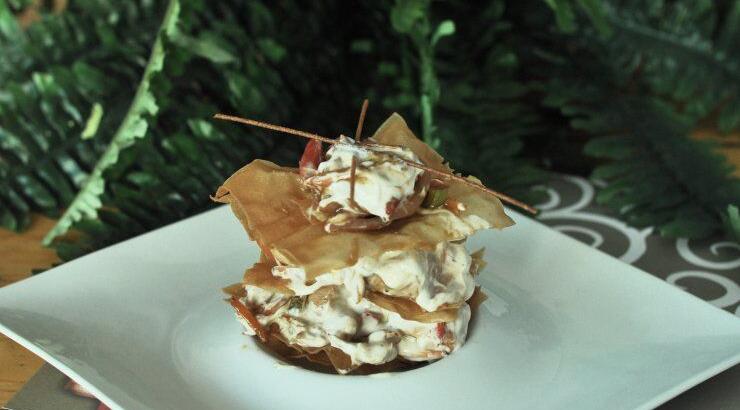 Κοτομπουκιές με διάφορα λαχανικά και γιαούρτι