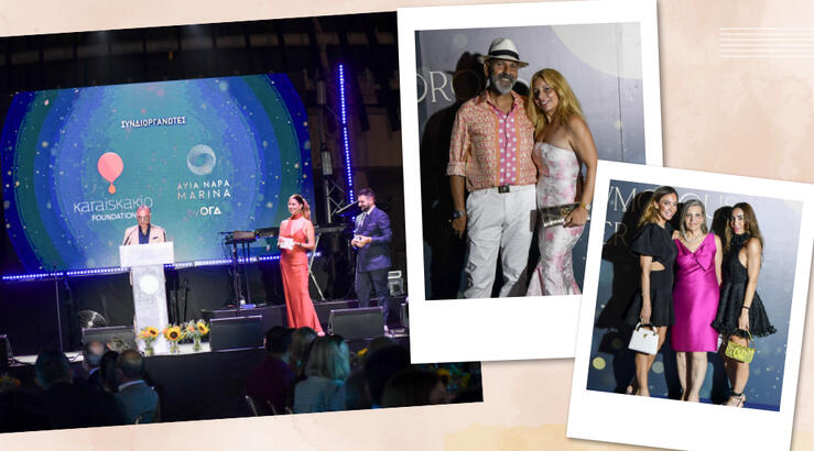 Στο Glowmorous Dinner στη Μαρίνα Αγίας Νάπας [εικόνες]