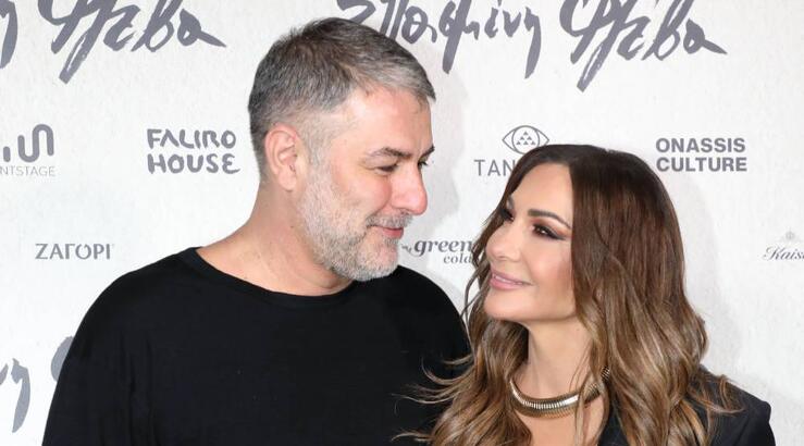 Βανδή: Στο πλευρό του Μπισμπίκη στην επίσημη προβολή της ταινίας που πρωταγωνιστεί [εικόνες]