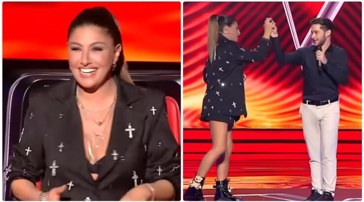 Έλενα Παπαρίζου: Τραγούδησε το "Είπα σου χτενίστου λίο" όταν Κύπριος διαγωνιζόμενος επέλεξε την ομάδα της [βίντεο]