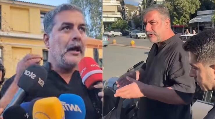 Εκνευρισμένος ο Μπισμπίκης στις πρώτες δηλώσεις: «Δεν εγκατέλειψα, δεν κρύφτηκα, δεν άφησα κανέναν»