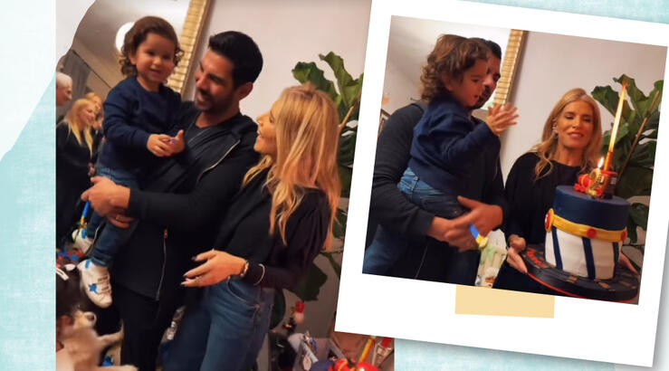 Σταύρος Κωνσταντίνου - Έλενα Ανδρέου: Το πάρτι στο σπίτι τους για τα γενέθλια του γιου τους [βίντεο]