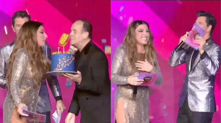 Παπαρίζου: Η συγκίνηση της με την τούρτα έκπληξη για τα γενέθλια της στον εθνικό τελικό [βίντεο]