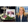 Σε βαρύ πένθος η κηδεία της Κύπριας δημοσιογράφου Γεωργίας Ψαριά