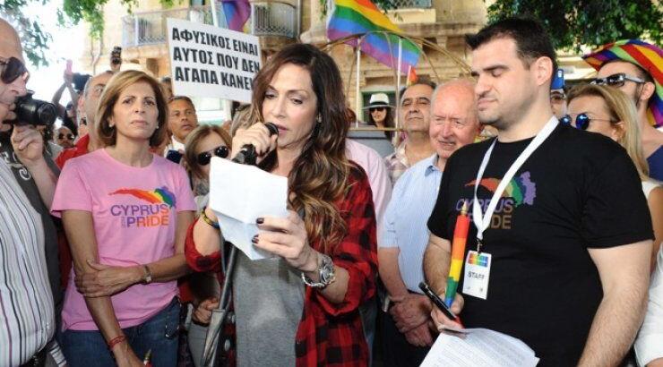Η Άννα Βίσση στο Gay Pride