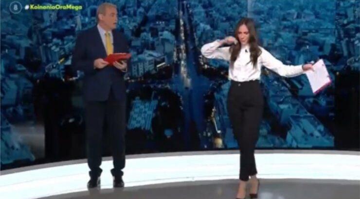 Χαμός στην ελληνική τηλεόραση με την Ανθή Βούλγαρη - Το χορευτικό της με αφορμή τα κρούσματα κορωνοϊού [βίντεο]