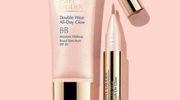 Η Estee Lauder παρουσιάζει το Double Wear All-Day Glow BB Moisture Makeup SPF30 και Brush-On-Glow BB Highlighter
