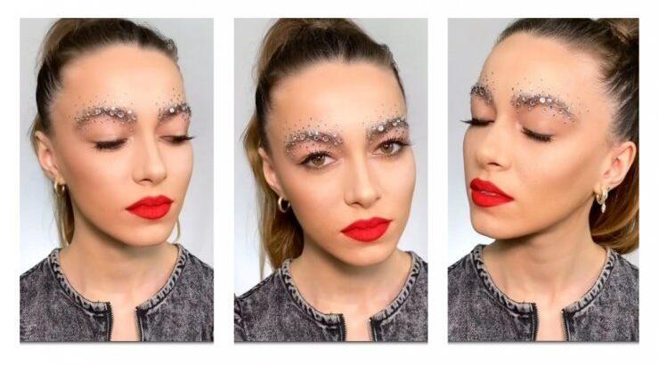 Το πρωτότυπο make-up look της Εβελίνας Σκίτσκο για το ρεβεγιόν 