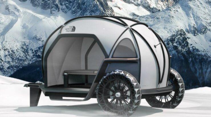 Design τροχόσπιτο Futurelight για κρύες αποδράσεις!