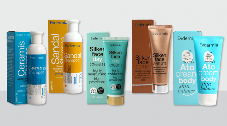 Διεκδίκησε τώρα προϊόντα περιποίησης Evdermia