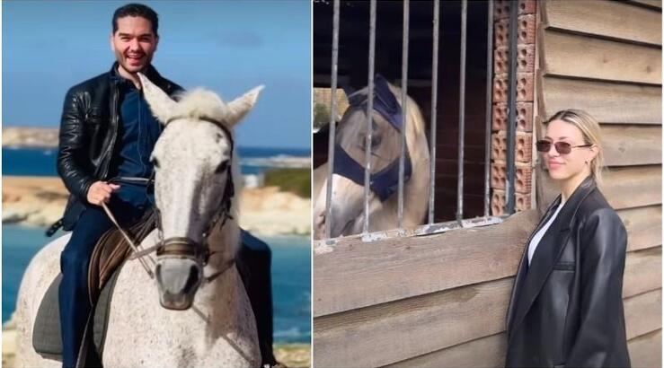 Χρήστος Μάστορας - Γαρυφαλλιά Καληφώνη: Έκαναν ιππασία στην Πάφο [βίντεο]