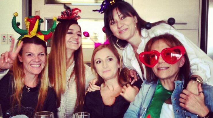 Έλσα Αναστασιάδη Λούτσιου – Ελίνα Θεοδότου: Μασκέ σε party γενεθλίων