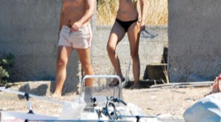 Λέχου-Στρατάκης: Τρυφερές στιγμές στην Πάτμο