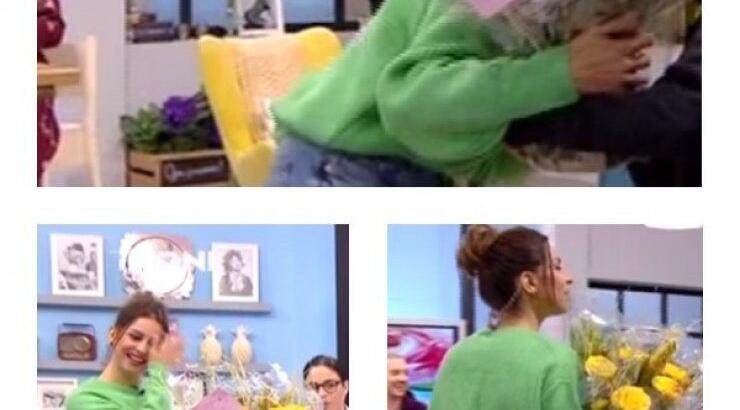 Η Κωνσταντίνα Ευριπίδου δέχθηκε μία υπέροχη ανθοδέσμη on air! [βίντεο]