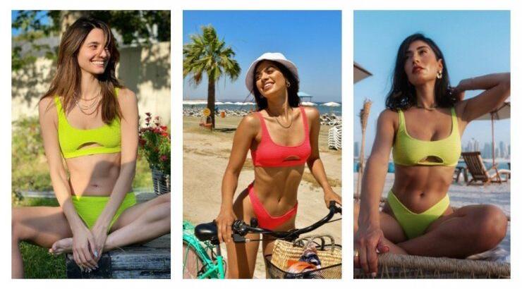 Bikini Season: Το neon bikini που φόρεσαν 3 fashion girls