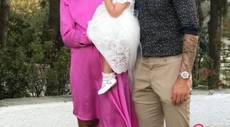 Βασίλης Σπανούλης – Ολυμπία Χοψονίδου: Βάφτισαν την κόρη τους! [εικόνες]