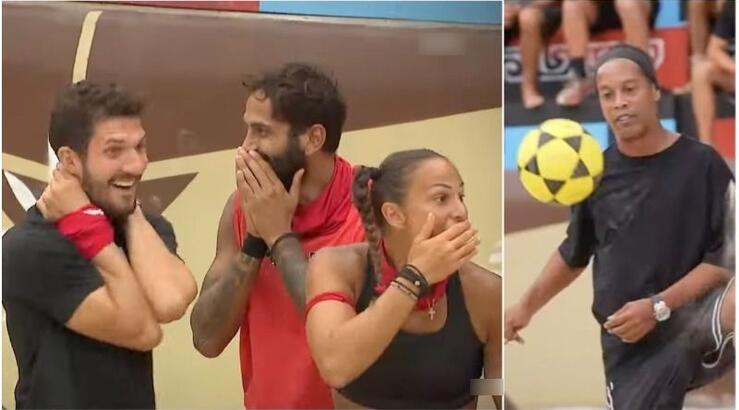 Ο Ροναλντίνιο μπήκε στο ελληνικό Survivor και οι παίκτες δεν πίστευαν στα μάτια τους [βίντεο]