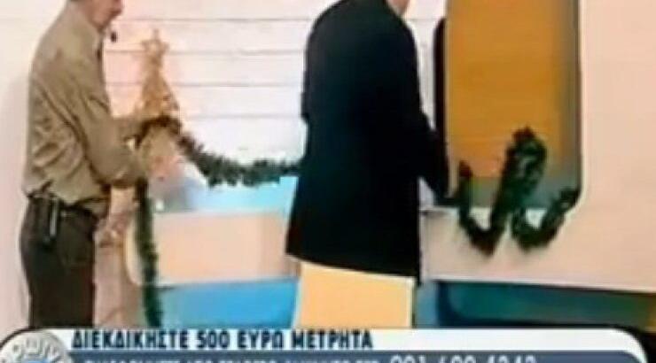 Δείτε το ατύχημα στην εκπομπή του Γιώργου Παπαδάκη [video]