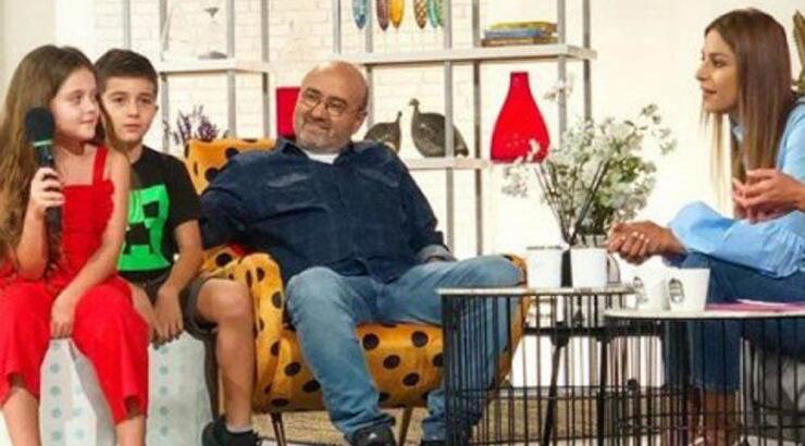 Είναι υπέροχοι! Τα παιδιά του Ανδρέα Δημητρόπουλου μαζί του στην τηλεόραση! [βίντεο]