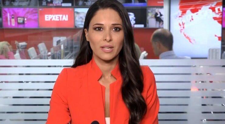 Στέλλα Στυλιανού: Στην παρουσίαση του δελτίου στο Mega Ελλάδος!