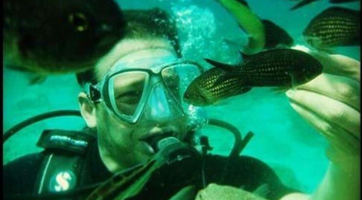  Οι καταδύσεις είναι το αγαπημένο χόμπι του Xρύσανθου Τσουρούλλη!