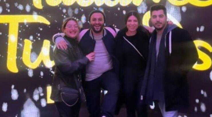 Χάρης Αριστείδου - Ηλίας Ανδρέου: Με τα κορίτσια τους στο Λονδίνο [εικόνες]