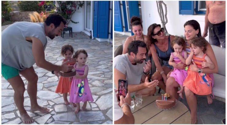 Γενέθλια για την Χριστίνα Μπόμπα - Η τούρτα έκπληξη από τις δίδυμες κόρες της [βίντεο]