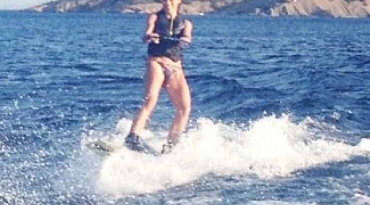 Ζέτα Δούκα: Έκανε το πρώτο της μάθημα στο wakeboard!