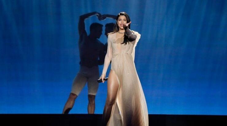 H εντυπωσιακή εμφάνιση της Demy στη σκηνή της Eurovision 2017: 