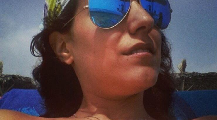 Έλενα Λιασίδου: Πρωί - πρωί στην παραλία!