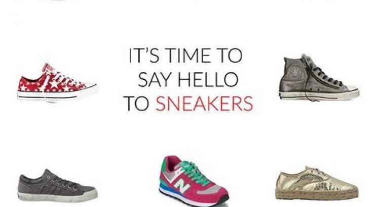 Say hello to...sneakers!
