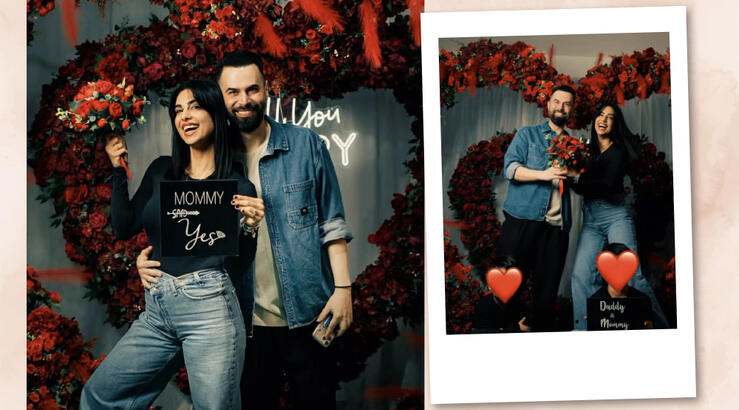 Γιώργος – Γαλάτεια: Backstage στιγμές από την pre-wedding φωτογράφηση με τα παιδιά τους