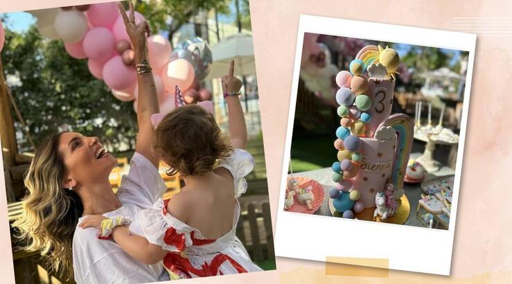 Αθηνά Οικονομάκου: Το παραμυθένιο πάρτι για τα 3α γενέθλια της κόρης της, Σιέννας [εικόνες]