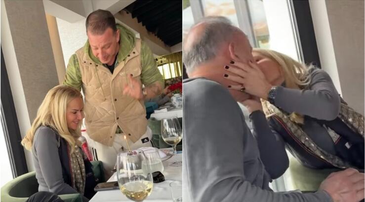 Μπεκατώρου: Η έκπληξη στη Λεμεσό για τα γενέθλια της και το φιλί από τον σύζυγο της