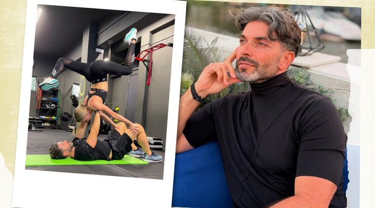 Σπύρος Μαρτίκας: Ξανά ερωτευμένος με νεαρή αθλήτρια ενόργανης γυμναστικής [εικόνες]