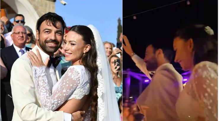 Ανδρέας Γεωργίου – Σιμώνη Χριστοδούλου: Η εντυπωσιακή είσοδος τους στο γαμήλιο party [βίντεο]