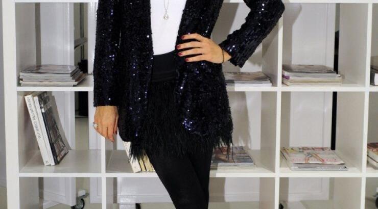 Η Σίσσυ Φειδά πήγε στη δουλειά με ελικόπτερο [εικόνες]