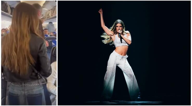 Ξέσπασαν σε χειροκροτήματα οι επιβάτες αεροσκάφους μόλις είδαν τη Silia Kapsis  [βίντεο]