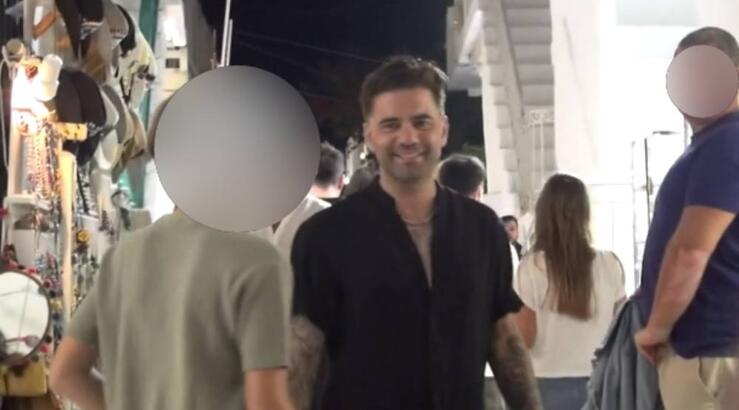 Θοδωρής Μαραντίνης: Στη Μύκονο με τον 17χρονο γιο του [βίντεο]