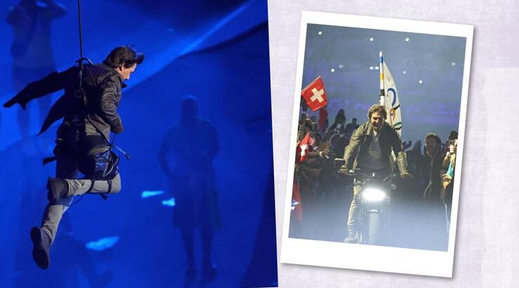 Ο Tom Cruise έκανε θεαματική είσοδο στην τελετή λήξης των Ολυμπιακών Αγώνων [εικόνες & βίντεο]