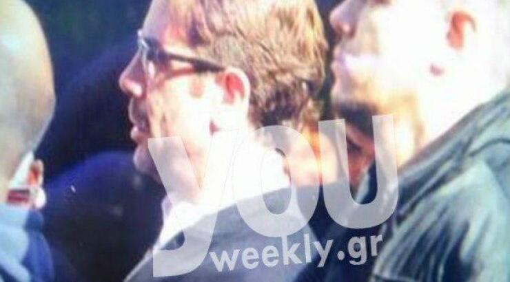 Καταρρακωμένος ο Γιώργος Μαζωνάκης κατέφθασε στην εκκλησία για να αποχαιρετήσει τον Παντελή Παντελίδη