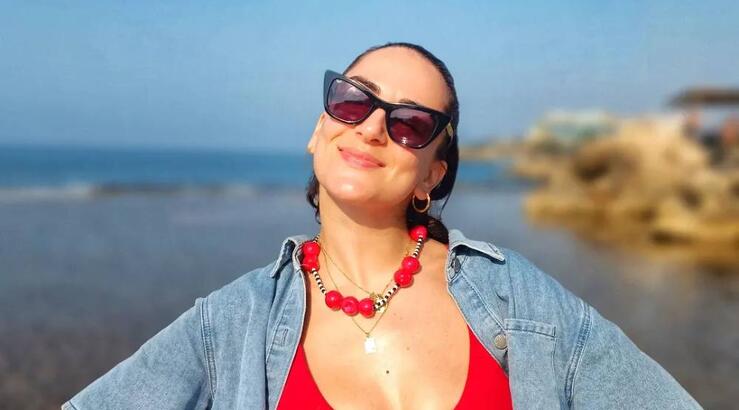 Ελευθερία Ανδρέου: Το μαγευτικό ηλιοβασίλεμα που απόλαυσε μέσα στη θάλασσα