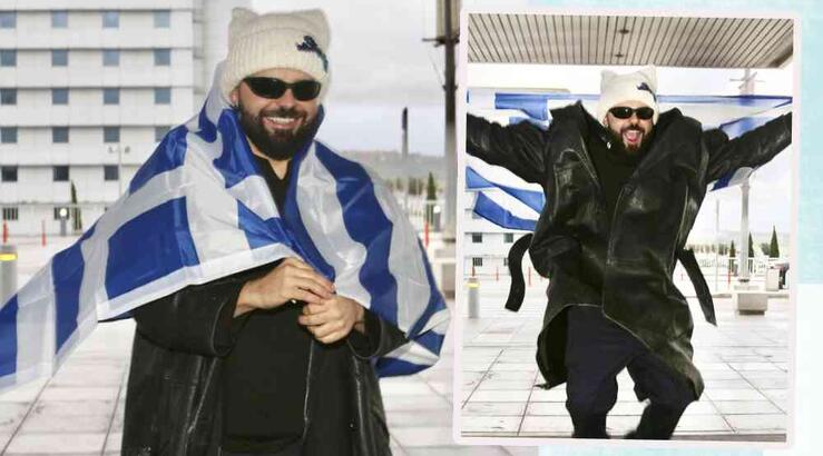 Ο Akylas αναχώρησε για Βιέννη – Τα στιγμιότυπα στο αεροδρόμιο [εικόνες]